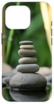 Coque pour iPhone 16 Pro Zen Garden Stones Bambou Serenity Mindfulness