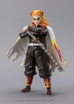 BANDAI Ultimate Legends Kyojuro Rengoku Action Figure - 12.5cm Kyojuro Anime Figure With 27 Points Of Articulation And Accessories - Gift Collectable Demon Slayer Anime And Manga Merch Figures