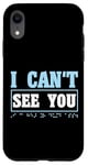 Coque pour iPhone XR I Can't See You Braille Alphabet Braille Langue Braille