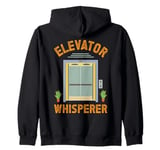 Elevator Mechanic Elevator Zip Hoodie