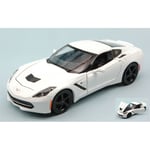 CHEVROLET CORVETTE STINGRAY 2014 WHITE 1:24 Maisto Auto Stradali Die Cast