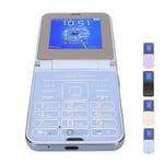 Flip 2G Phone 2.6in Senior Cellphone 2 Screen 1.3MP 4 SIM Cards Standby Big SG7