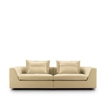 Eilersen - Chess 3-seater, Width: 230 cm, Leather: Cat. B 701 Texas Plus 07 - Sofaer - Jens Juul Eilersen - Beige