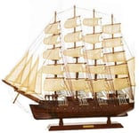 Bateau en Bois voilier modèle Chambre décoration Artisanat à la Main Cadeau d'anniversaire thème Marin Puzzle 67 * 14 * 62 la décoration