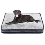 DEBANG HOME Grand lit pour Chiens de Grande Taille, lit pour Chiens de Taille Moyenne, lit imperméable pour Chien, Tapis en Peluche Doux et Confortable, lit apaisant pour Chien, lit pour Animal