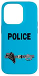 Coque pour iPhone 14 Pro Costume de policier pour adultes et enfants pour Halloween