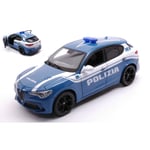 ALFA ROMEO STELVIO 2017 POLIZIA 1:24 Burago Forze dell'Ordine Modellino