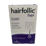 Vitabiotics HAIRFOLLIC HER Supports Healthy Hair With 26 Nutrients 30 Tablets