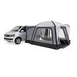 KAMPA - Auvent autoportant Gonflable - Cross AIR - Largeur 3m, Noir, Gris, Transparent