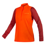 Paita Endura Naisten Singletrack Fleece Orange xx-large