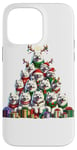 Coque pour iPhone 14 Pro Max Christmas Tree Samoyed Dog Sammies