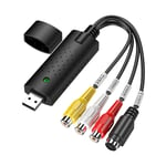 USB 2.0 -videosovitin ja Audio Capture USB 2.0 TV DVD Video Capture -sovitin