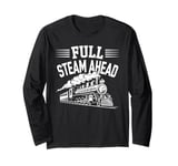 Railfan Train Enthusiast Locomotive Lover and Railway Fan Long Sleeve T-Shirt