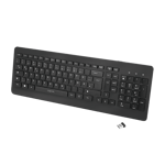 LogiLink Keyboard 2.4G, 105 keys, black