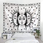 Tenture Murale Beau Visage Imprimer Grand Mur Hippie Tenture Murale Tapisserie Bohème Murale Art Déco-C_200X150 Cm