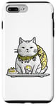 Coque pour iPhone 7 Plus/8 Plus Animé Manga Kawaii Style de vie urbain Streetwear Ramen Cat