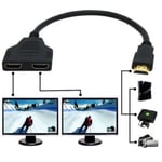 hdmi 1 mâle à double câble hdmi 2 femmes y splitter Godaptateur hd conduit lcd tv Go69172