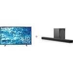 Samsung 55" Q67D – 4K QLED TV + HW-Q800D 5.1.2 Dolby Atmos Soundbar -tuotepaketti