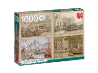 Premium Collection Anton Pieck - Canal Boats 1000 pcs, 1000 styck, Liggande, 12 År