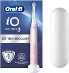 Oral-B iO3 Series Blush Pink Electric Rechargeable Toothbrush + Travel Case