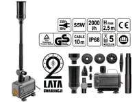 Flo Fontenepumpe 55W 2000 L / H 79931