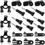 21PCS Support Caméra Guidon, Bras Pivotant Réglable Kit Bras Pivotant Adaptateur Bras Pivot Vis, Accessoires Caméra Sport pour Caméra GoPro Caméra de Sport (3 Sets).[G266]