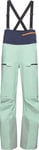 Mammut Women's Haldigrat HS Bib Pants Neo Mint-Marine, 40