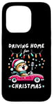 Coque pour iPhone 15 Pro Noël famille chat cabriolet étoiles mignon