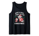 Funny Opossum Adopt A Local Street Cat Tank Top