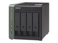 QNAP TS-431X3 - Serveur NAS - 4 Baies - SATA 6Gb/s - RAID RAID 0, 1, 5, 6, 10, JBOD, disque de réserve 5, 6 disques de secours, disque de réserve 10 - RAM 4 Go - Gigabit Ethernet / 2.5 Gigabit Ethernet / 10 Gigabit Ethernet - iSCSI support