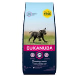 Eukanuba-kuivaruoka 15 + 3 kg kaupan päälle! - Puppy Large Breed Chicken