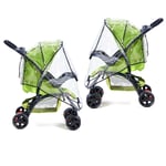 Pushchair Stroller Rain Cover Universal Pushchair Wind Shield Buggy Raincover