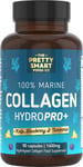 Powerful Marine Collagen Tablets - With Hyaluronic Acid, Biotin & Blueberry - 1