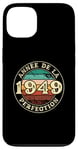 Coque pour iPhone 13 1949 Anniversaire 75 Ans Homme Humour Idée Cadeau Perfection