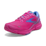 Brooks Baskets Ghost 15 pour Femme, Rose Glo Bleu Fuchsia, 38 EU