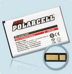 PolarCell Batterie pour Alcatel Lollipops Tchibo TCM télephone à Clapet 204