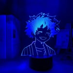 3D nattlampa led Izuku Midoriya Deku 3D lampa Anime My Her