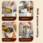 Deep Fryer Pot Cooking Pot Deep Fryer Easy To Clean With Strainer Basket For