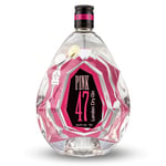 Pink 47 Diamond Gin, Crystal Clear Premium London Dry Gin. 47% ABV, 70cl - Craft Gin With Smooth Flavour & Notes Of Juniper | Perfect For Cocktails, Award-winning Gin, Ideal Gifts For Women