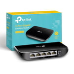 TP-Link TL-SG1005D, 5 Port Gigabit Ethernet Network Switch, Ethernet Splitter, Hub, Desktop and Wall-Mounting, Plastic Case, Plug and Play, Energy-Saving, Black