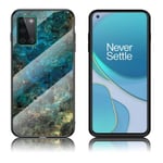 Fantasy Marmor OnePlus 8T skal - Smaragd Grön