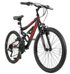 Hyper Shocker 24 inch Wheel Size Kids Mountain Bike