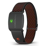 COOSPO HW9 Cardiofréquencemètre Bracelet Bluetooth 5.0 Ant+ avec HRV, Smart LED Fréquence Cardiaque Brassard IP67 Étanche Compatible avec Wahoo Zwift Strava Adidas