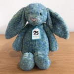 Jellycat - Bashful Luxe Bunny Azure - Green & Blue Mix Rabbit - Medium - New