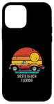 Coque pour iPhone 12 mini Siesta Beach FL Voiture de sport rétro Motif coucher de soleil