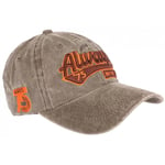 Casquette NY Vintage Marron et Orange Coton Baseball Retro Always-Taille unique