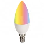 Silumen - Ampoule led Connectée WiFi E14 5.5W rgbw C37 - silamp