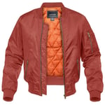 Magcomsen-Blouson Bombardier Pour Homme",Veste Coupe-Vent,Doublure Orange,Chaud,Décontracté,Optique,Happator,Automne,"Hiver