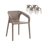 copy of Chaise Imitazione6 Imitation Rotin Restaurant Noir Morano