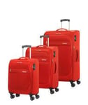 AMERICAN TOURISTER DEEP DIVE Set of 3 trolleys: cabin, medium and large expandable